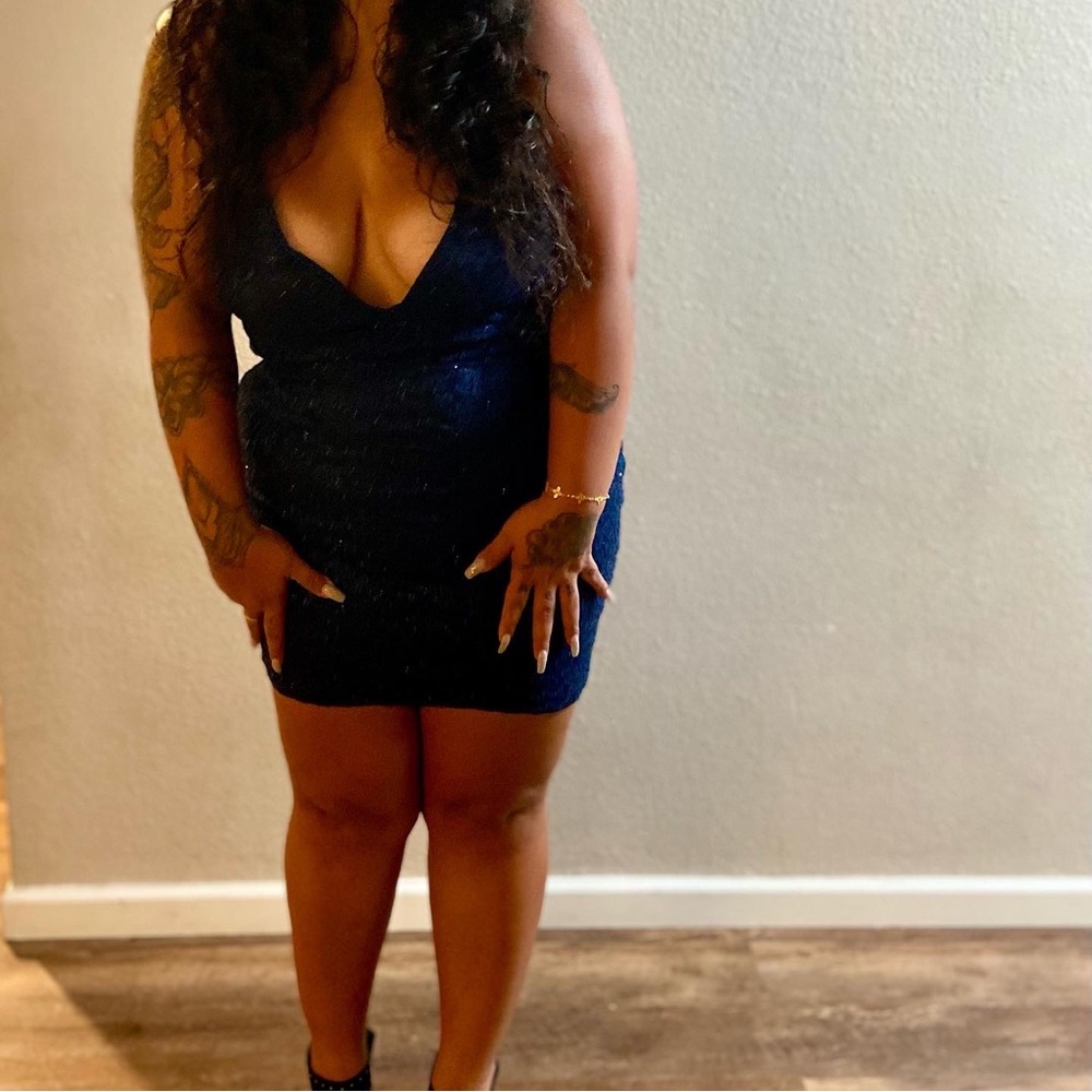 Navy Blue hourglass dress